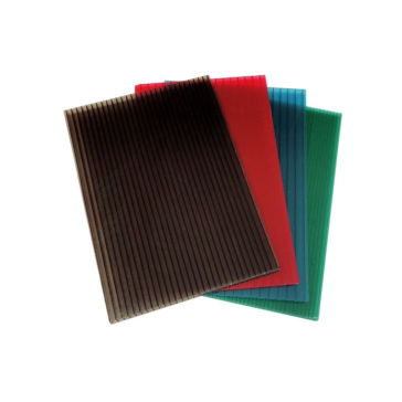 Twin Wall Hollow Greenhouse Polycarbonate Sheet For Skylight