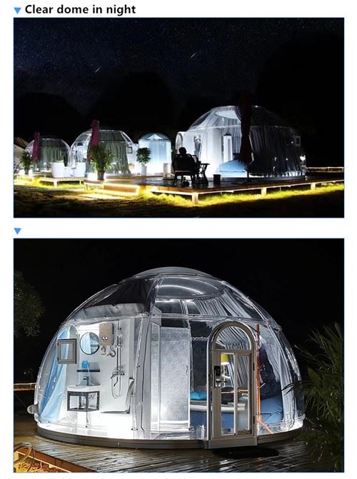 Polycarbonate CLEAR DOME&Transperant CAMP&Clear House
