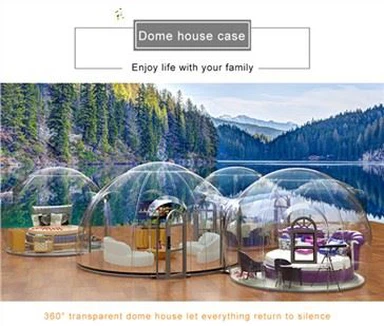 Transparent Igloo Show Tent Dome Clear Dome Tents House Transparent Outdoor Travel Hotel Tent Moon Dome